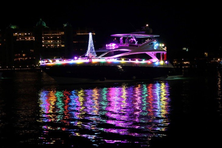 decorated boat